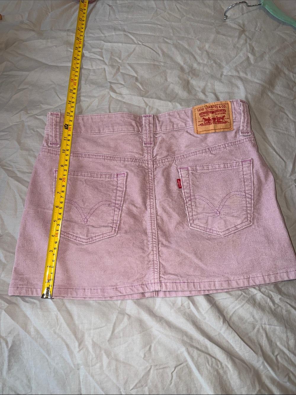 Levi's lavender corduroy Mini Skirt